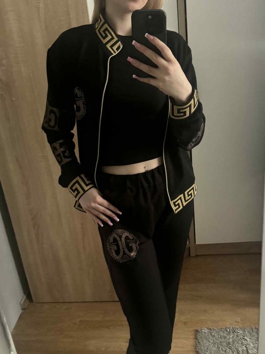 Dres cyrkonie czarny