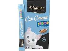 3x MIAMOR CAT SNACK Pasta junior cream 6X15G Sosik dla kociąt
