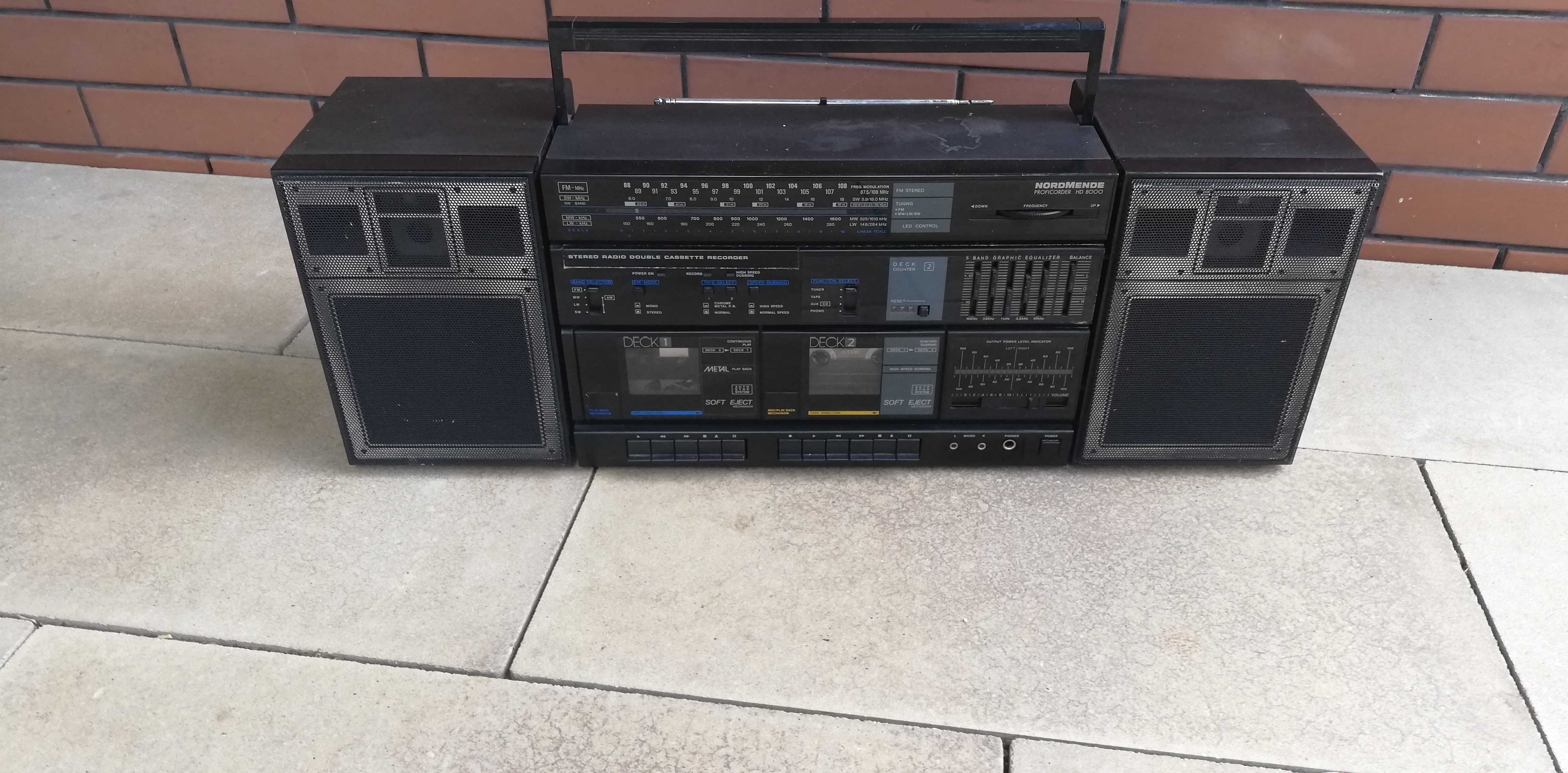 radio magnetofon NORDMENDE stary boombox retro