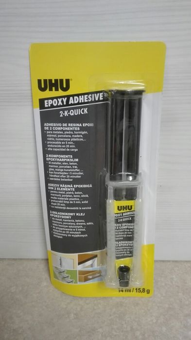 UHU dwuskładnikowy klej epoksydowy 14ml 15,8g