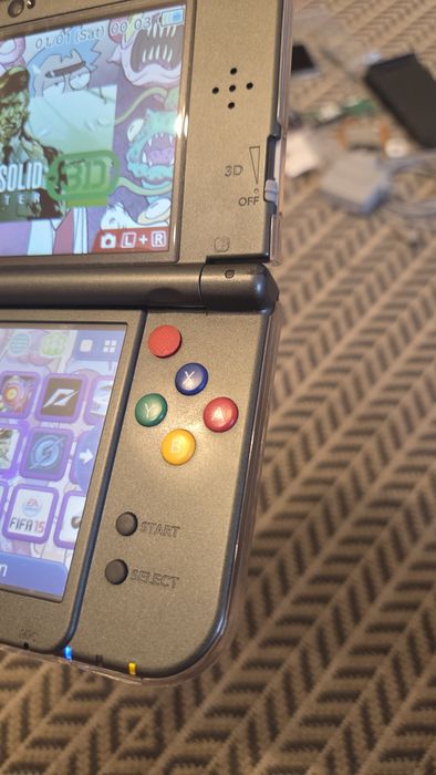 New Nintendo 3DS XL +256gb sd | przerobiona | części zamienne i