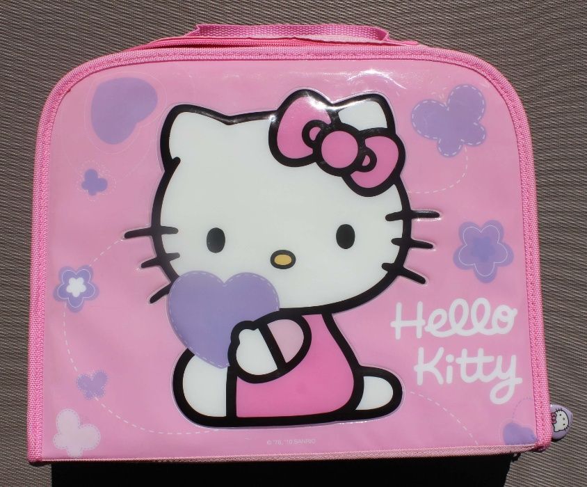 Mochila / bolsa / pasta de menina da Hello Kitty (NOVA SEM USO)