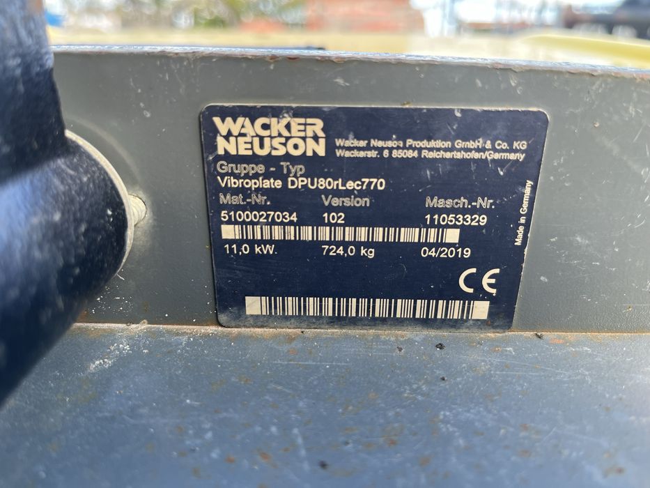 Zageszczarka Wacker Neuson DPU 80