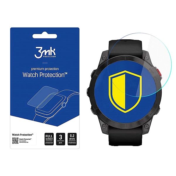 Szkło hybrydowe 3mk Watch Protection™ v. FlexibleGlass Lite na Garmin