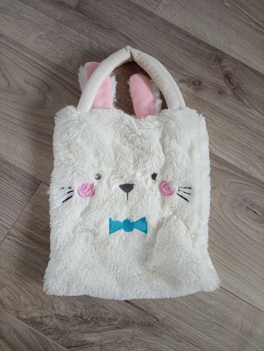 Pluszowa torba dla dzieci zajączek