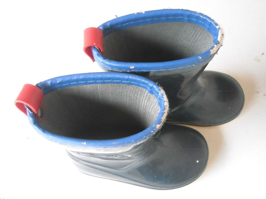 Conjunto casaco e galochas