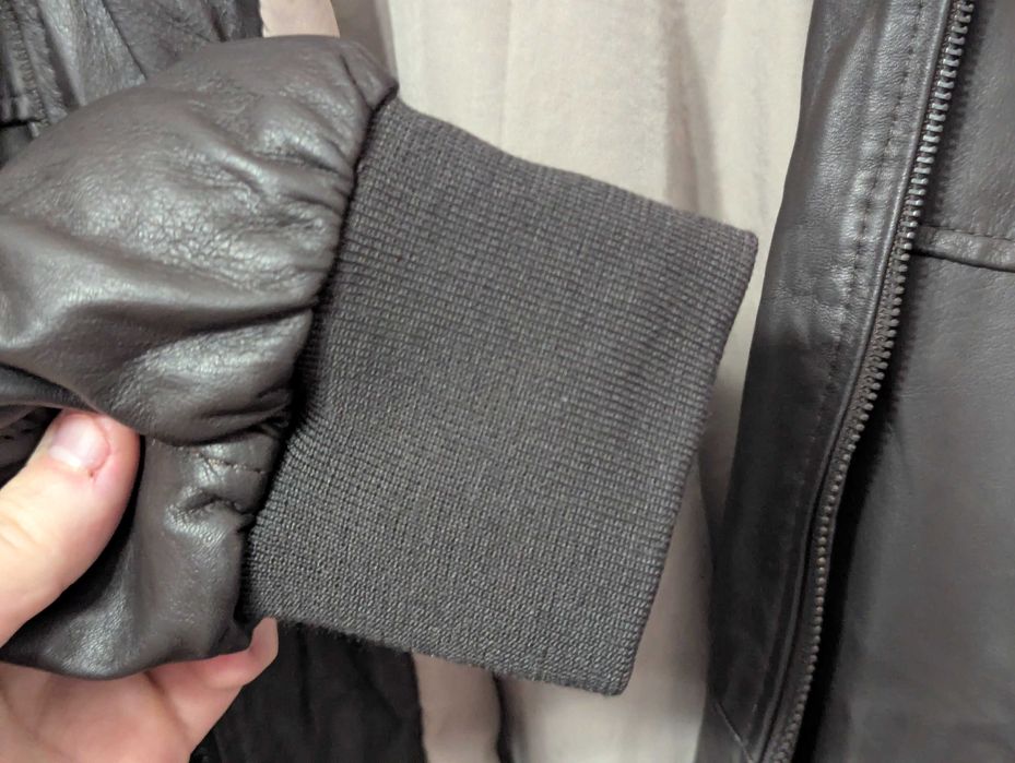 Шкіряна куртка бомбер  Італія  VERA PELLE  натуральна шкіра розмір XL