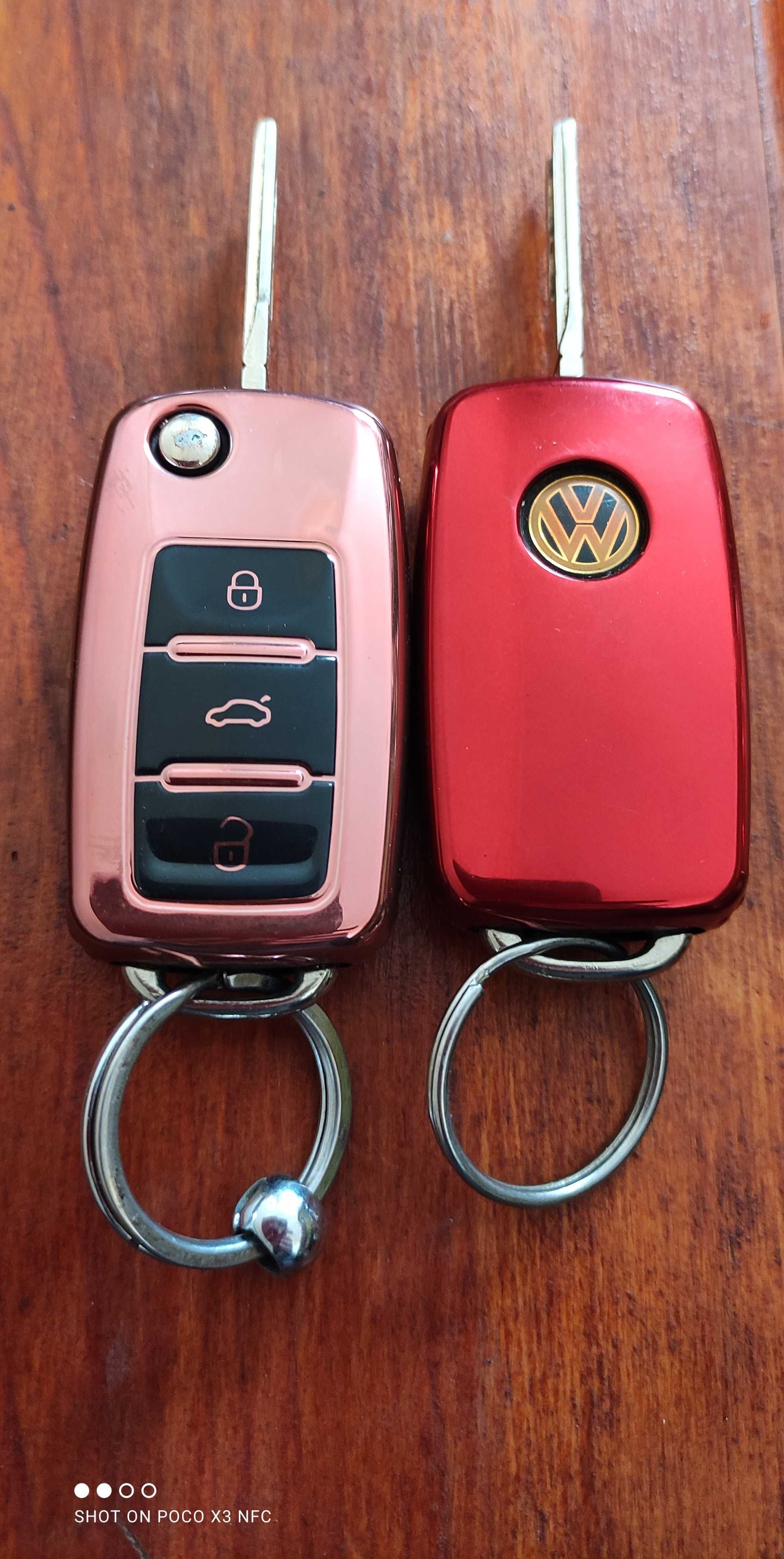 Чохол на ключ VW Volkswagen Caddy, T5, Tiguan, Passat, Touran, Skoda