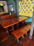 Stół ławka drewniany zestaw komplet do restauracji karczmy