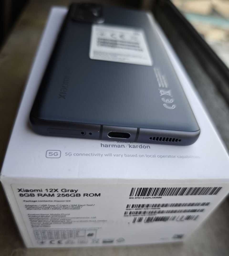 Смартфон Xiaomi 12X 8/256GB  Gray Global Version