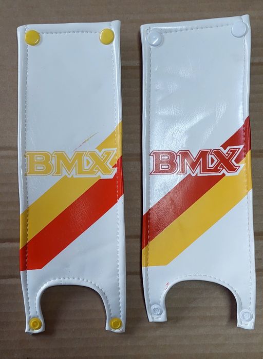 Selim plástico BMX/tampões/espigão curvo cromado/roda cromada