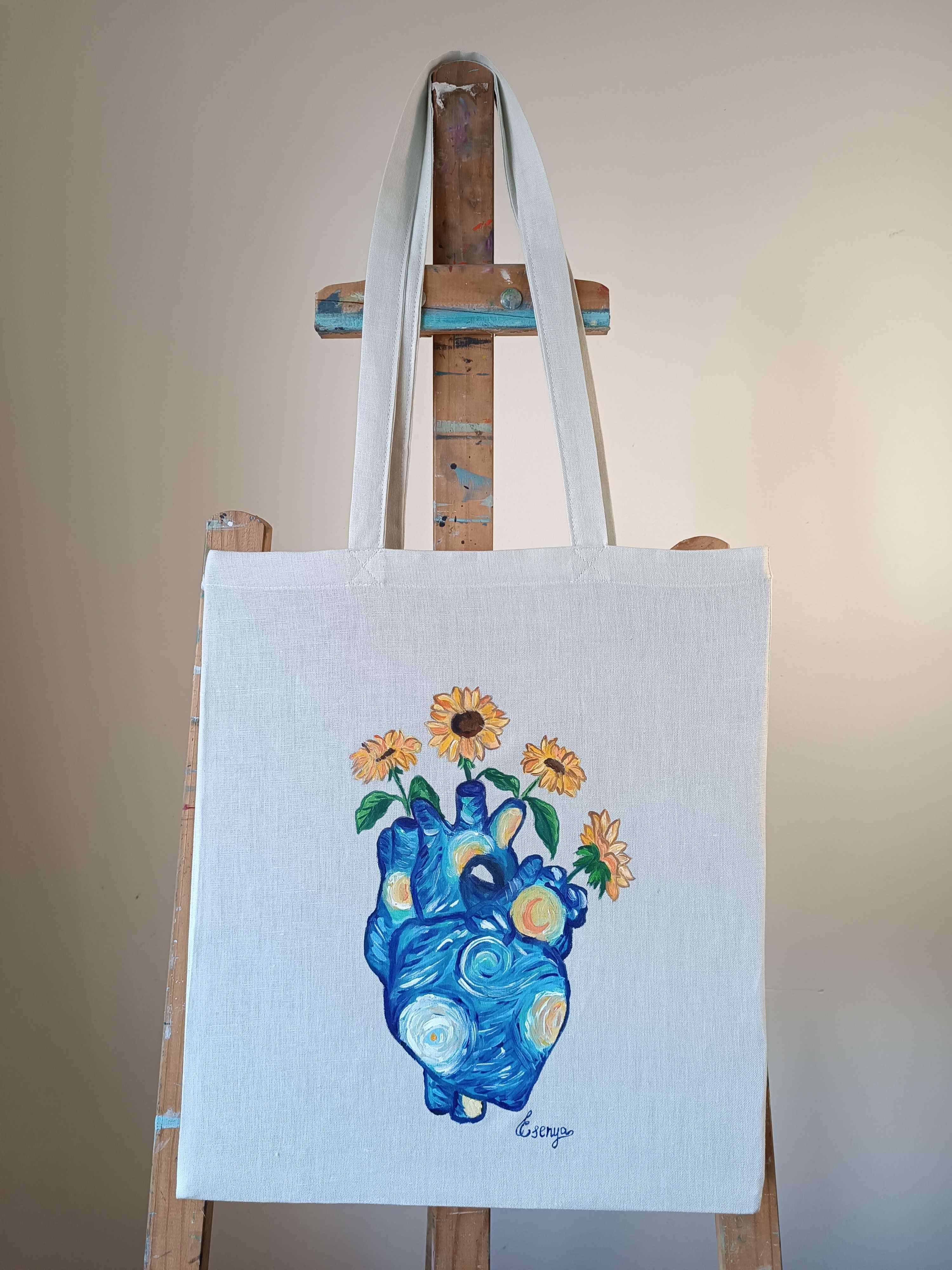 Tote Bag Pintado à mão