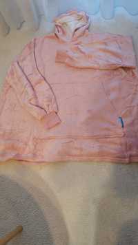 Bloozie-różowa damska koco, bluza, szlafrok