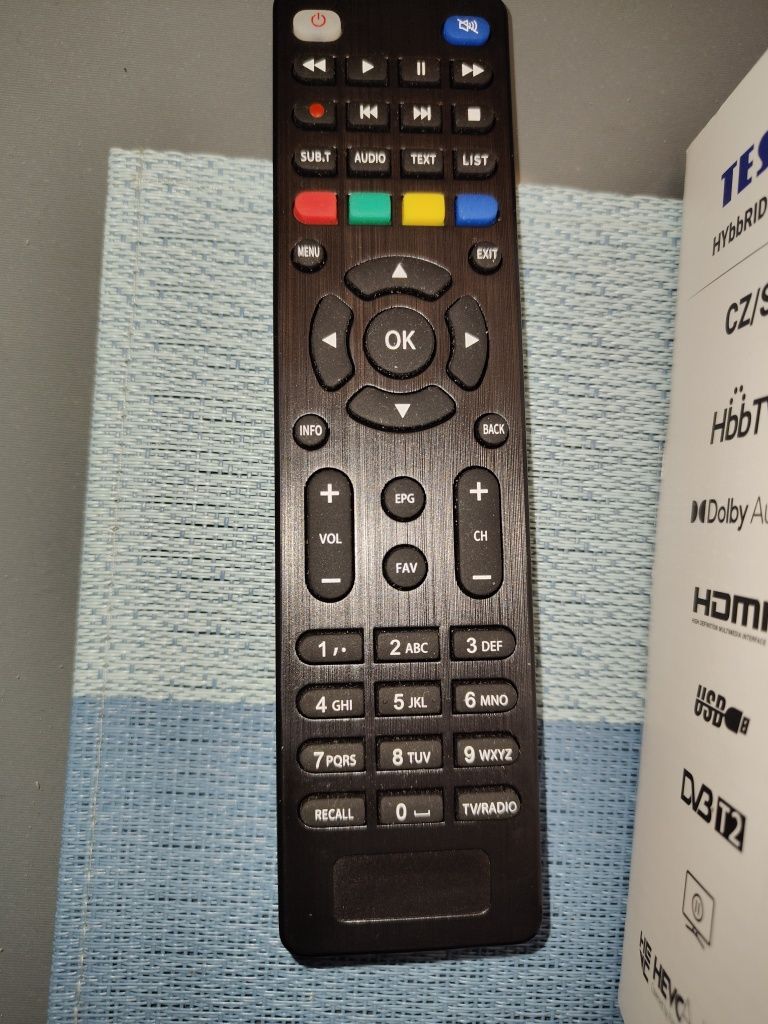 Dekoder TESLA DVBT -2 Hevc z tel. hybrydową - naziemną WI-FI + HDMI ka