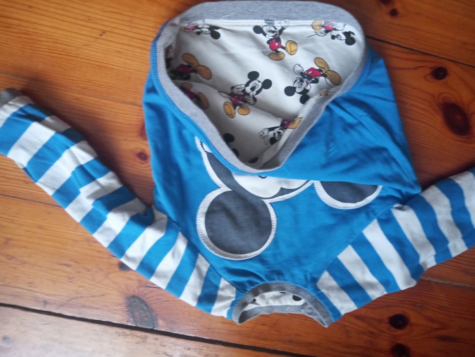 Zestaw ubrań jesień-zima dla dziewczynki; w tym dwustronna bluza