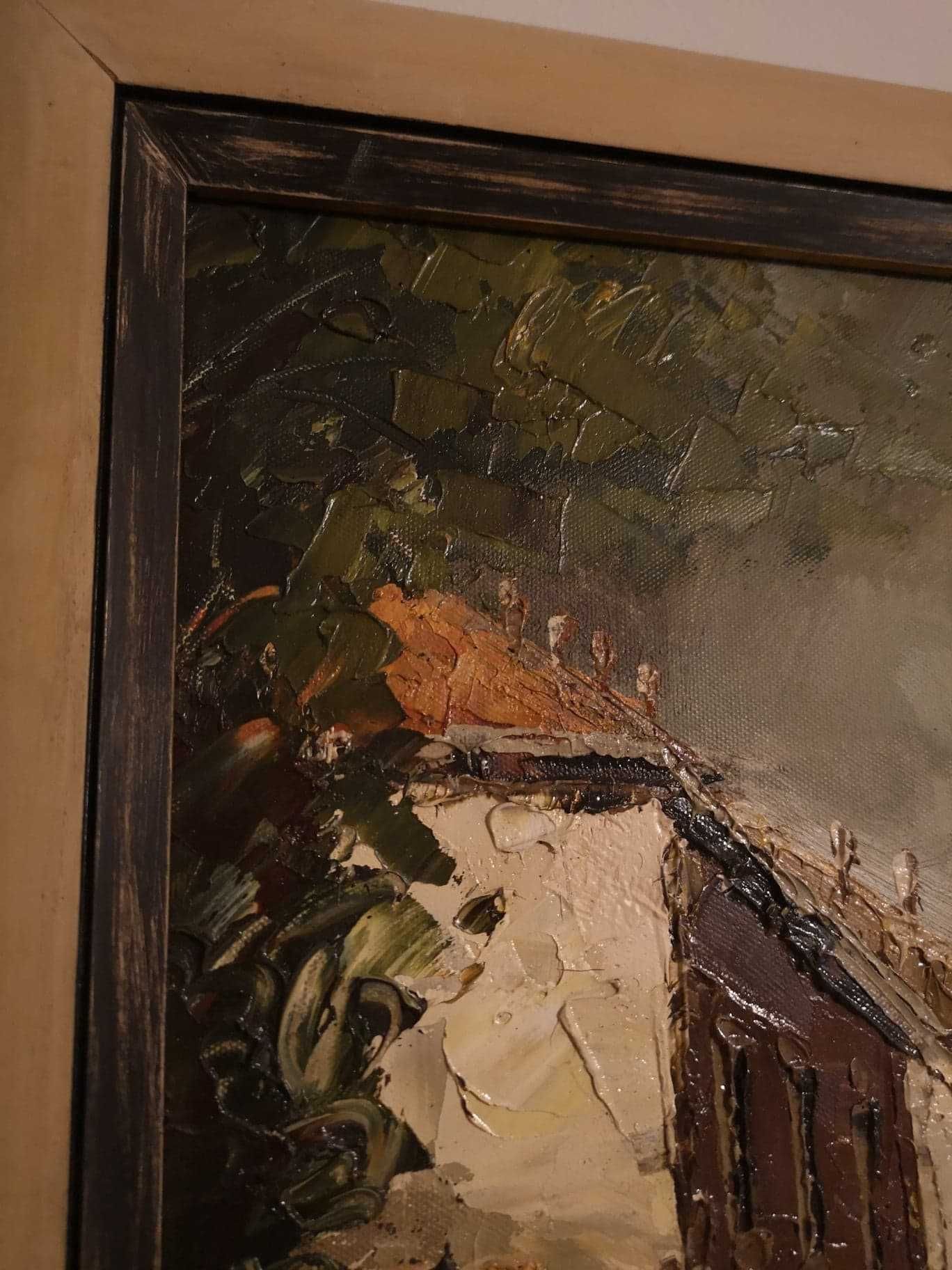 Obraz olejny na płótnie - Wenecja. 61 cm x 50 cm