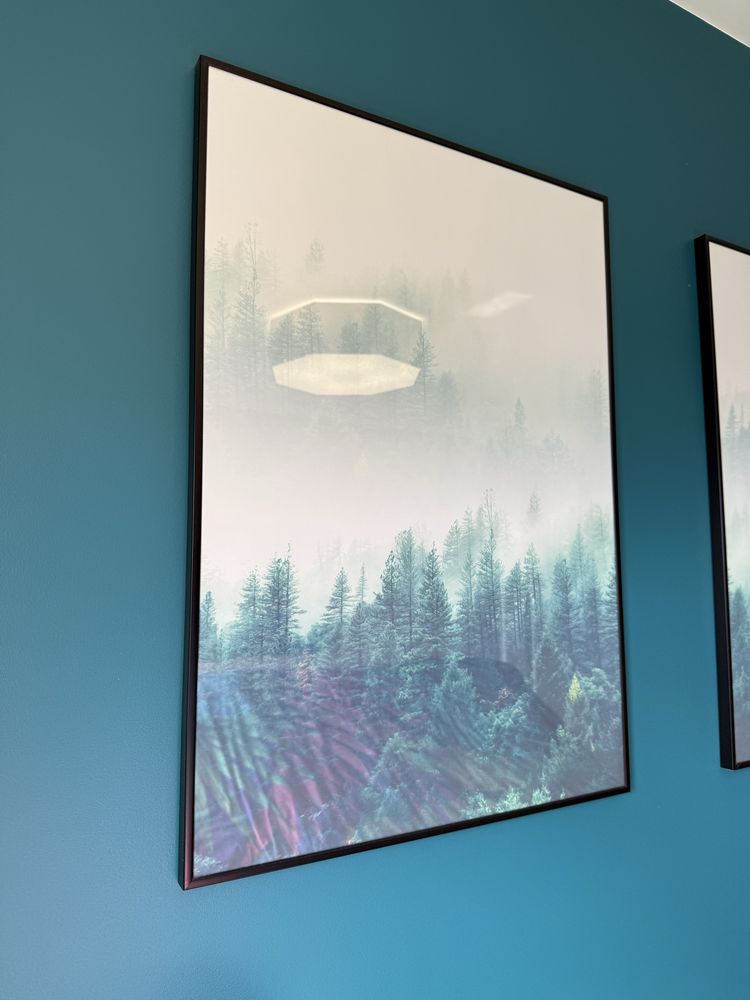 3 x rama antyrama aluminiwa 50x70 czarna black