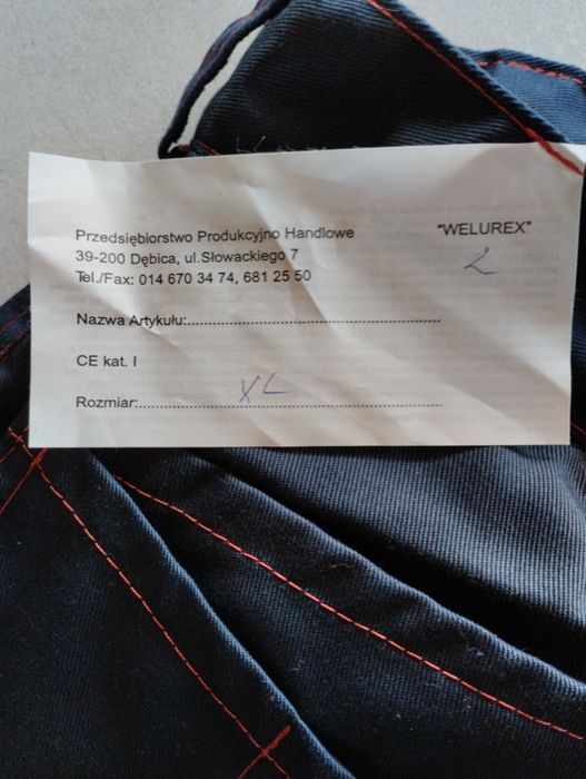 Spodnie ciesielskie robocze