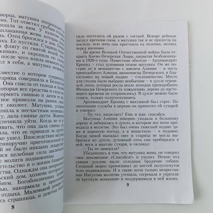 Краткое жизнеописание монахини Алипии (матушка Алипия)