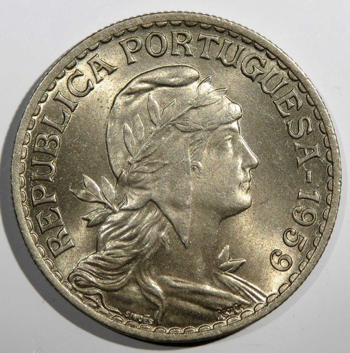 Republica Portuguesa - 1 Escudo 1959 e 1961 13,5€ e 4€