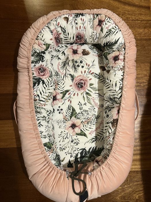 Kokon niemowlęcy La Millou Wild Blossom/Powder Pink