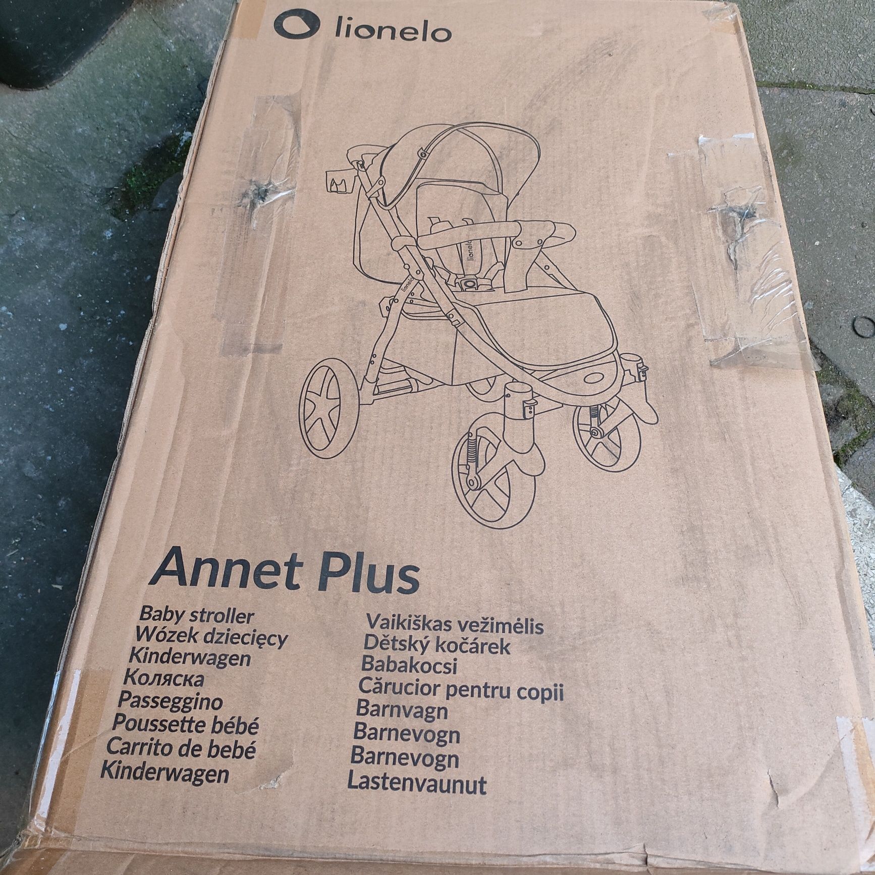 Wózek spacerowy dla dziecka Lionelo Annet Plus