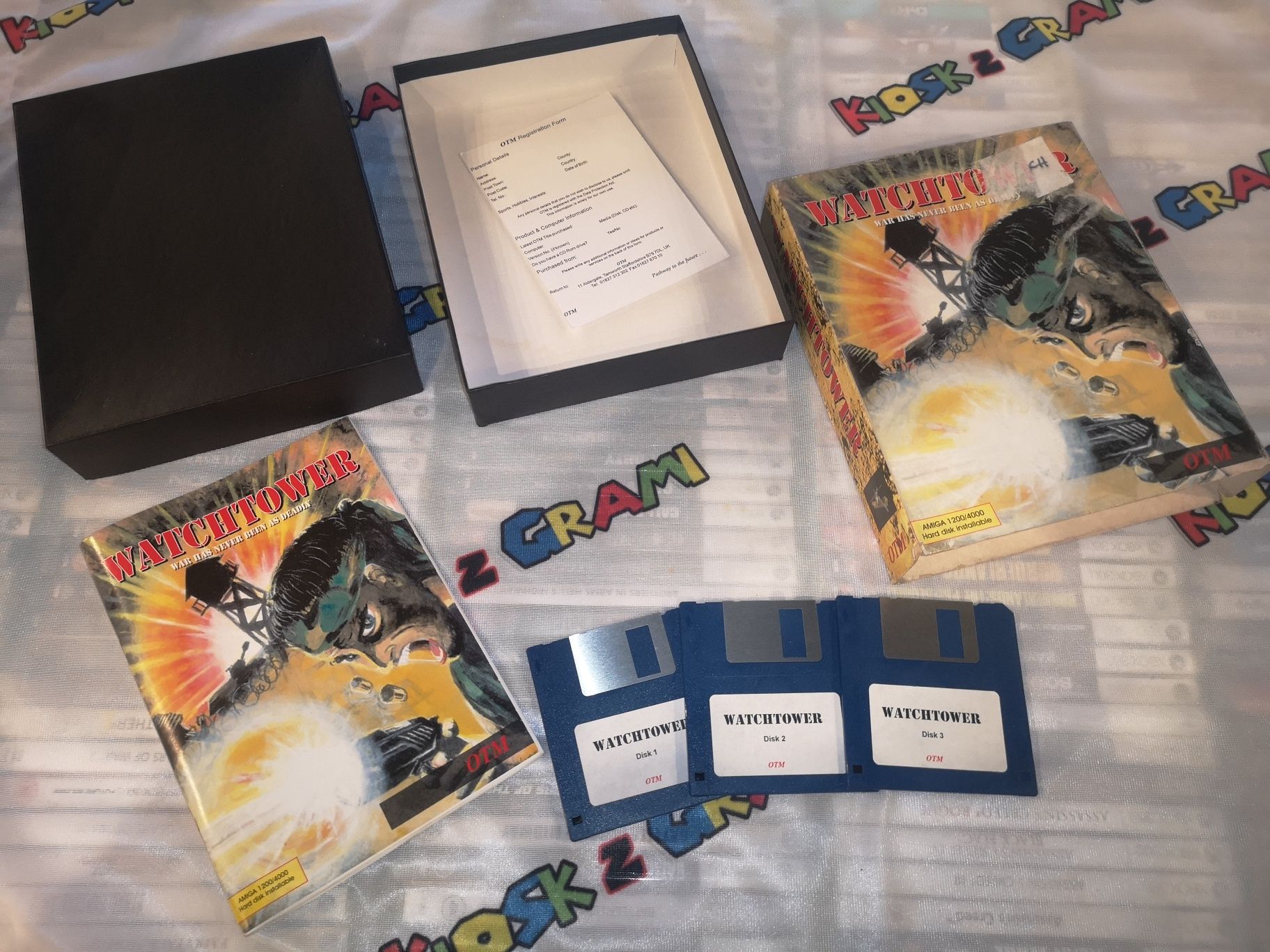 WatchTower AMIGA gra BIG BOX Retro  (Biały Kruk) sklep