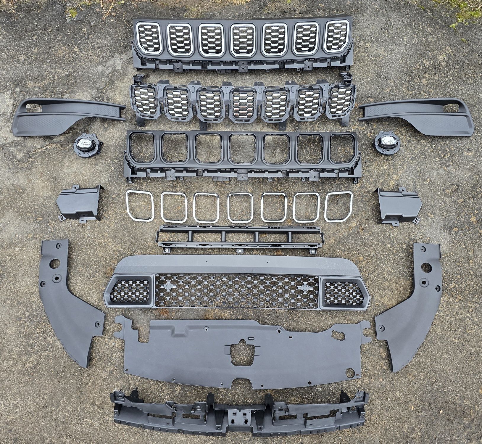 Jeep Compass 2021 2022 2023 2024 Решітка Радіатора Переднього Бамперу