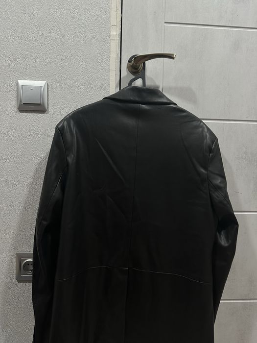 Шкіряний піджак bershka