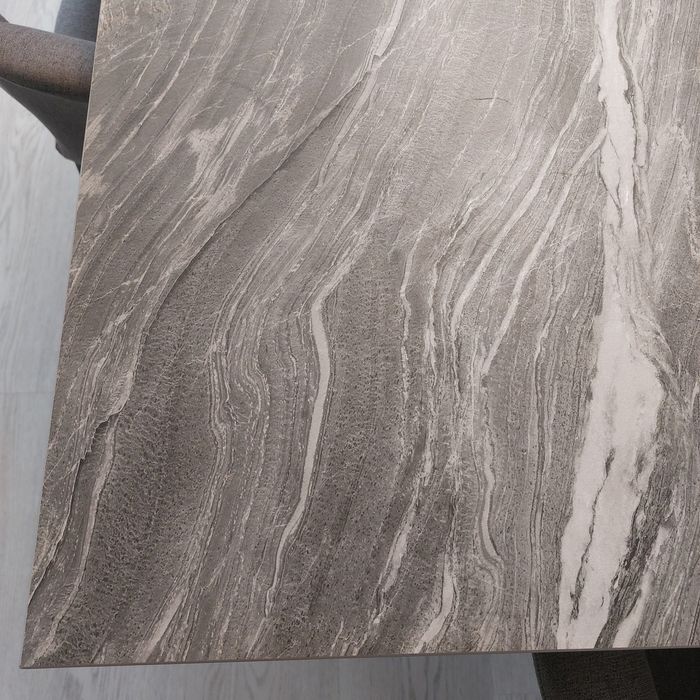 Mesa refeição tampo pedra com 6 cadeiras