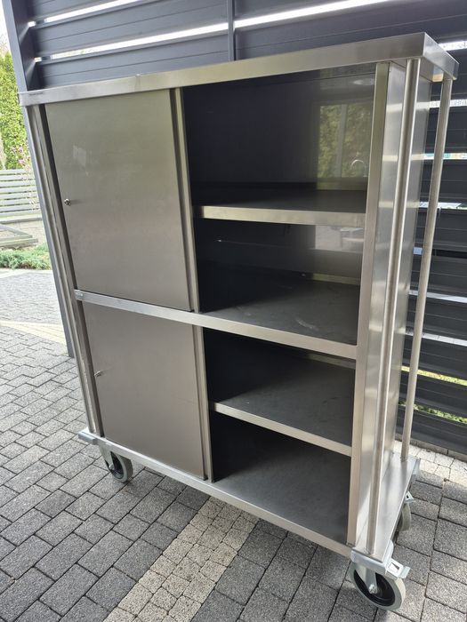 Szafa mobilna gastronomiczna nierdzewna
