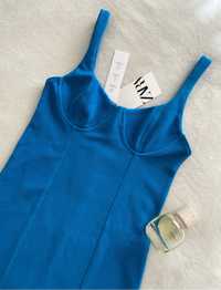 Vestido azul ZARA