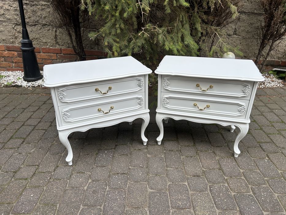 Stoliki Nocne Ludwikowskie Ludwik Szafki Nocne Komoda Po Renowacji