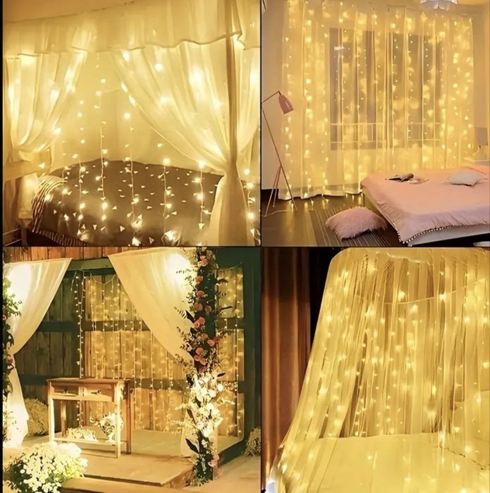 Гірлянда-штора 3*3 метри