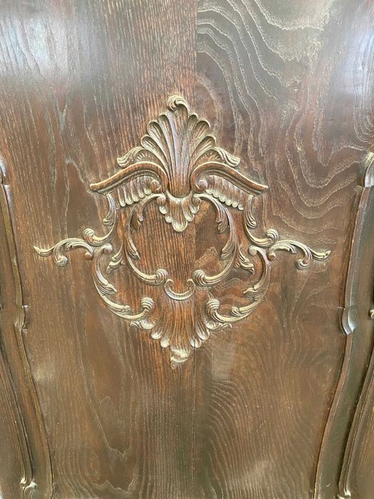 Portas de Armário, D. João V, em madeira maciça de castanho escurecido