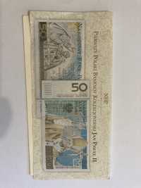 Banknot banknoty 50 zł Jan Paweł II banknot kolekcjonerski