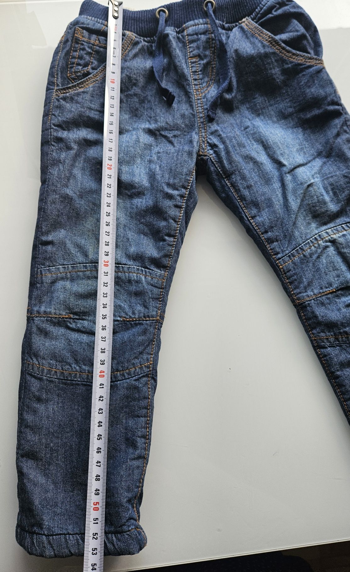 Ocieplane jeansy 98