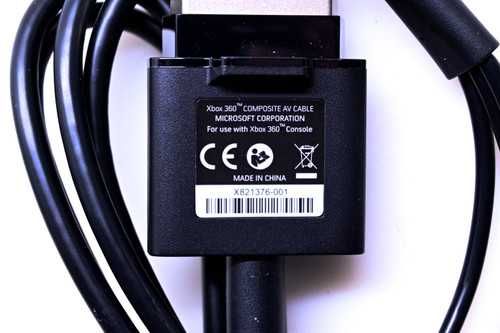 Oryginalny Kabel AV do kompozytowego Xbox 360 Slim Xbox 1,8m Component