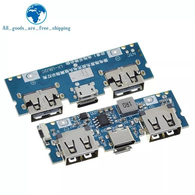 Type C Повербанк модуль зарядки. Плата контроллер USB 5 B 2.4 A