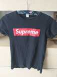 Supreme t-shirt koszulka czarna z nadrukiem S
