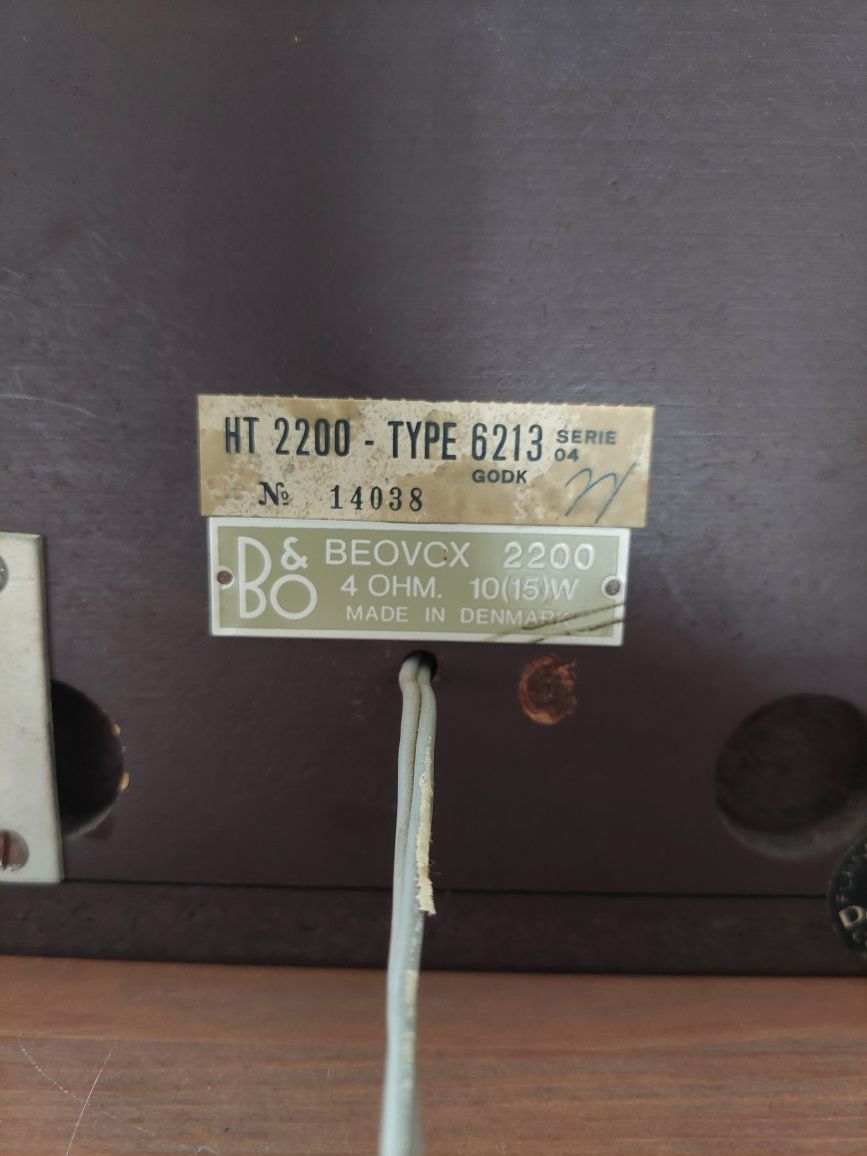 Głośniki kolumny retro głośnikowe Bang&Olufsen Beovox HT 2200 Sprawne