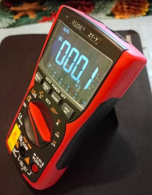 Мультиметр BSIDE ZT-Y EBTN LCD, NCV, 9999 отсчётов, True RMS, новый