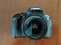 Canon 650D c/ lente e caixa
