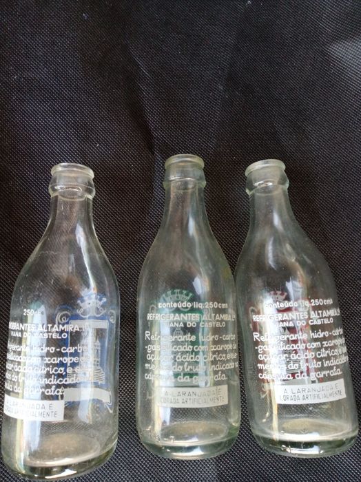 Garrafas pirogravadas santa luzia