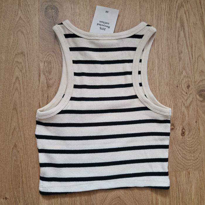 Top H&M XS damski paski