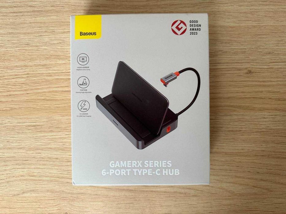 Док-станція Baseus GamerX 6 in 1 | Steam Deck, ASUS ROG Ally, Nintendo