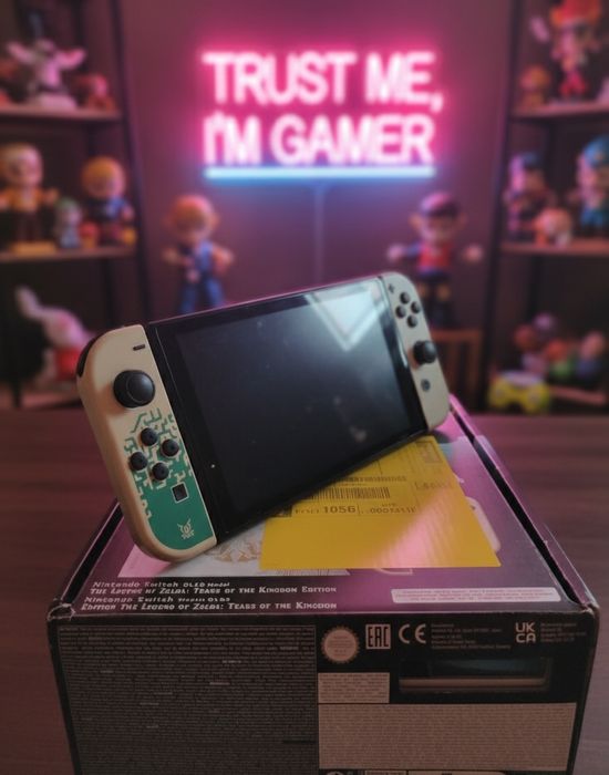 Nintendo switch OLED edição limitada Zelda