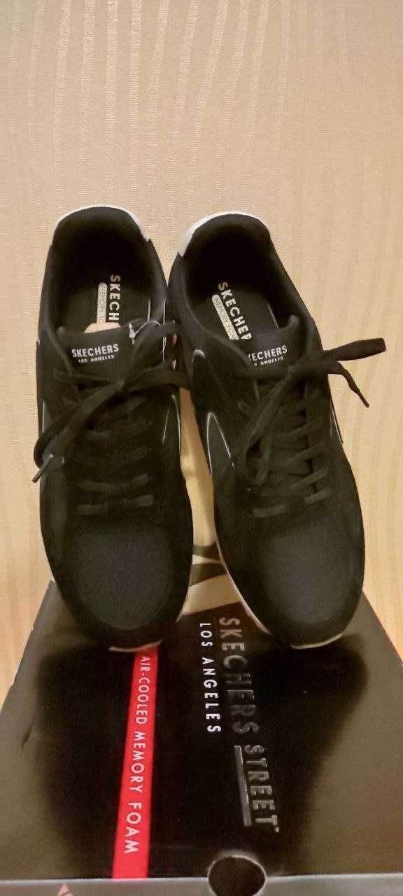 ЖИВІ ФОТО Кросівки Skeckers 46р. 300мм 30см пінка поліуретан нові чорн