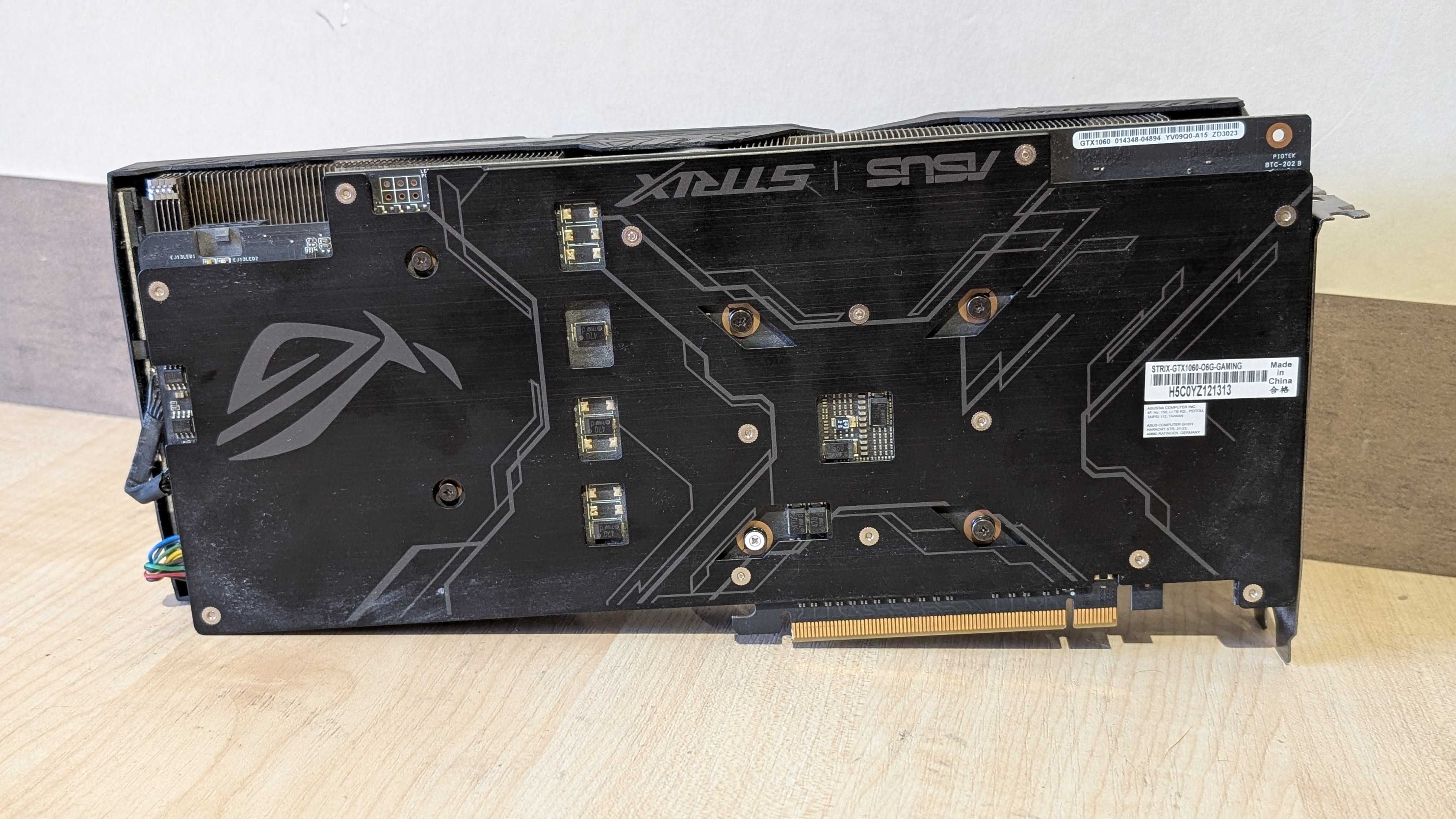 Відеокарта Asus PCI-Ex GeForce GTX 1060 ROG Strix 6GB GDDR5 (192bit)