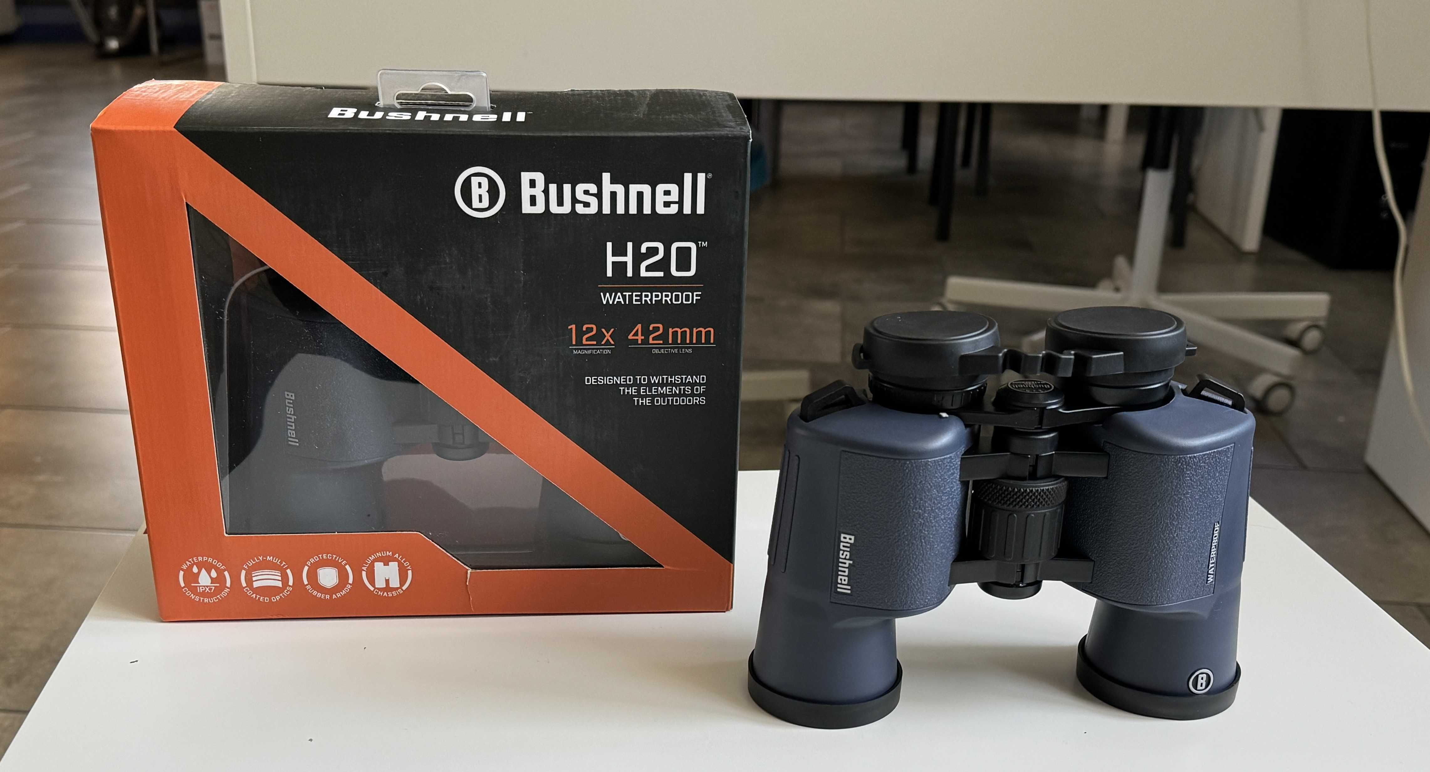 Бинокль Bushnell 12x42mm H2O Waterproof Новый из США